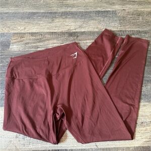 Gymshark Burgundy Leggings